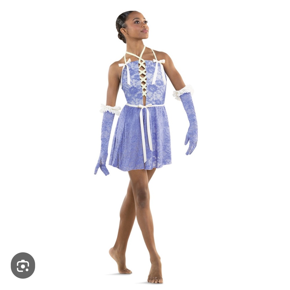Tenth House 2Die4 Blue Corset Costume Dress Sz S EUC!